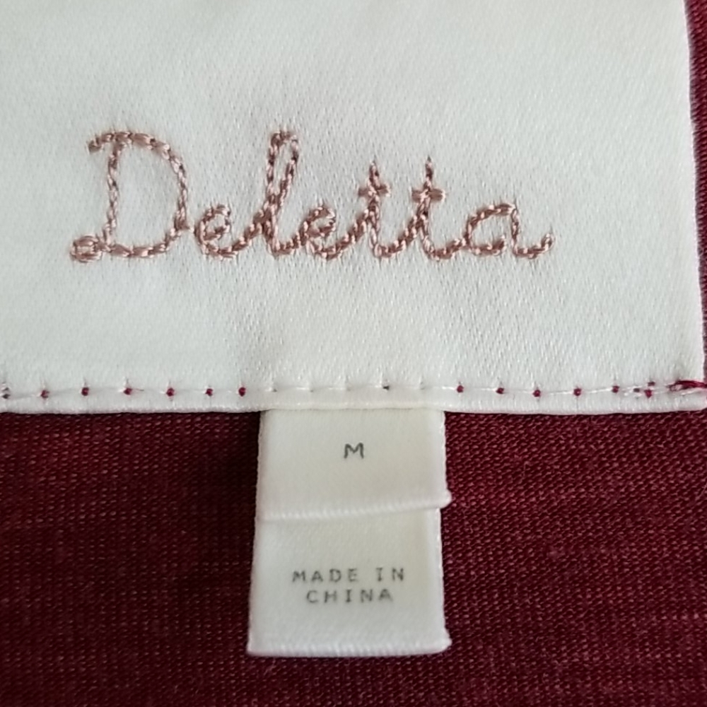 Anthropologie bell sleeve wrap top - Picture 4 of 7